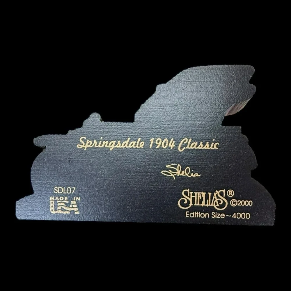 Antique Car 1916 Springdale 1904 Sunday Drive Shelia's Wooden Decor 2000‎ 3pcs